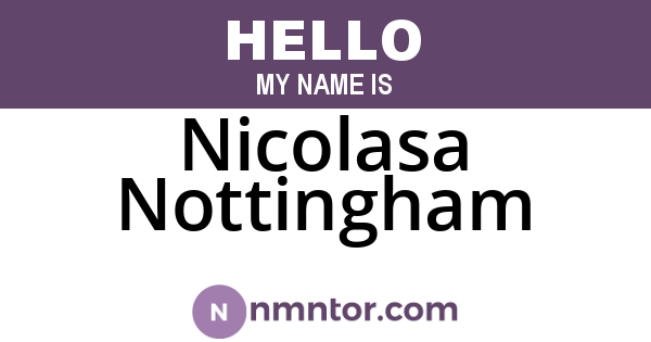 Nicolasa Nottingham