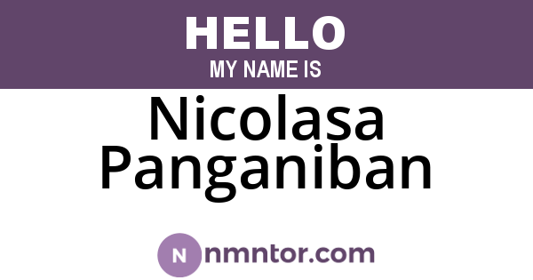 Nicolasa Panganiban