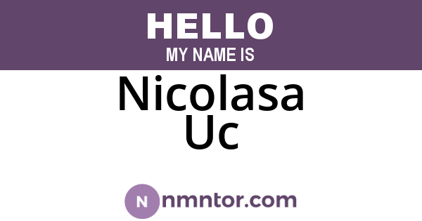 Nicolasa Uc