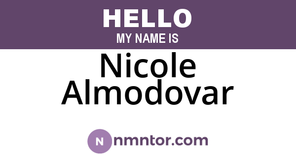 Nicole Almodovar