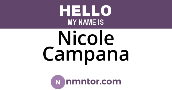 Nicole Campana