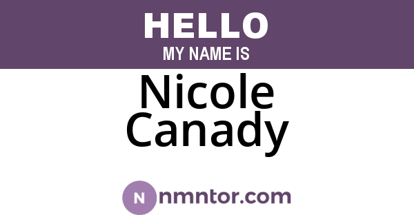 Nicole Canady