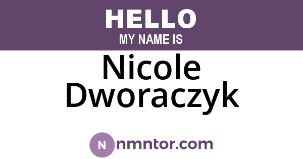 Nicole Dworaczyk