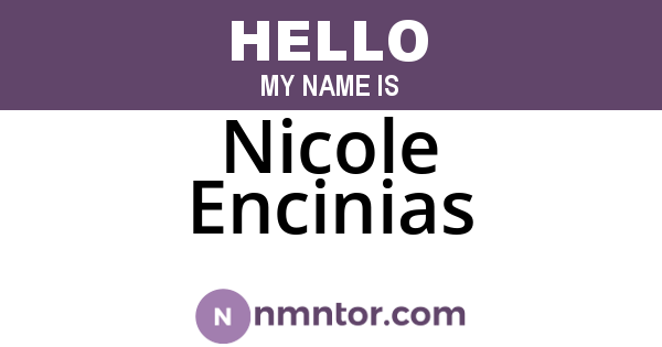 Nicole Encinias