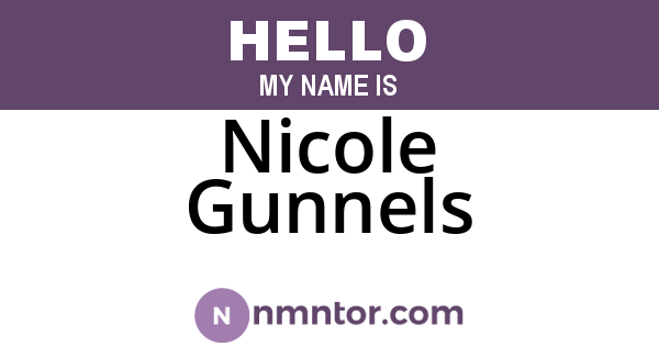 Nicole Gunnels