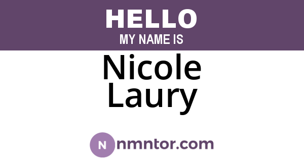 Nicole Laury