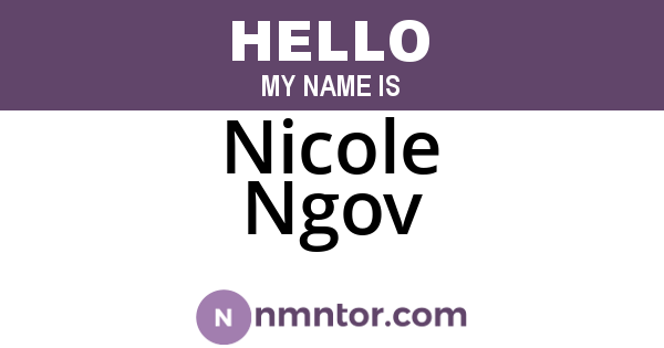 Nicole Ngov