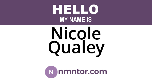 Nicole Qualey