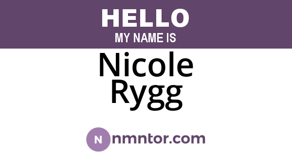 Nicole Rygg