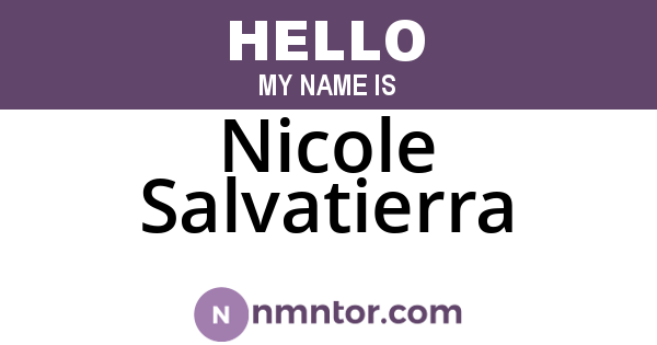 Nicole Salvatierra