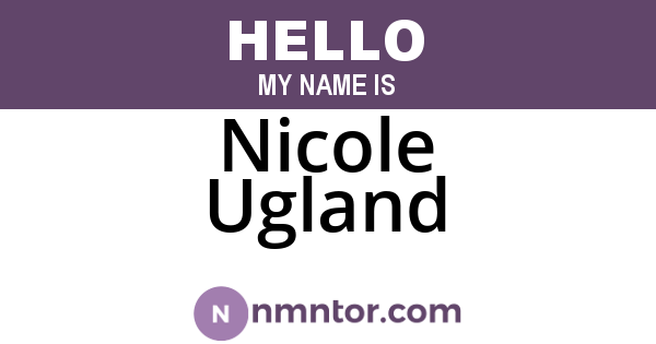 Nicole Ugland