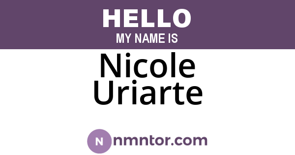 Nicole Uriarte
