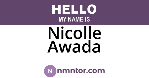 Nicolle Awada