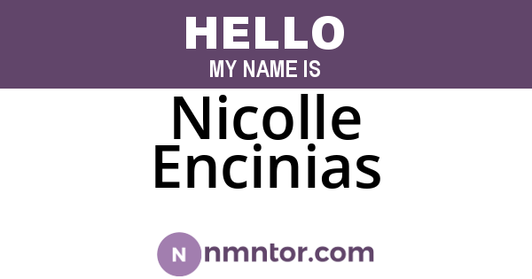 Nicolle Encinias