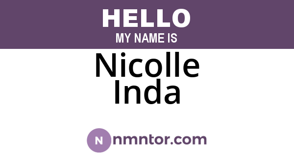 Nicolle Inda