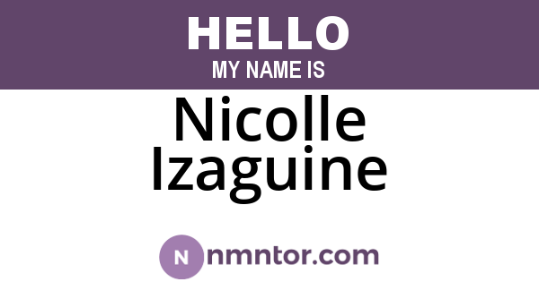 Nicolle Izaguine