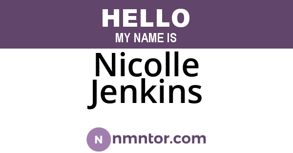 Nicolle Jenkins