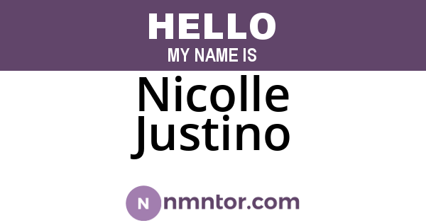 Nicolle Justino