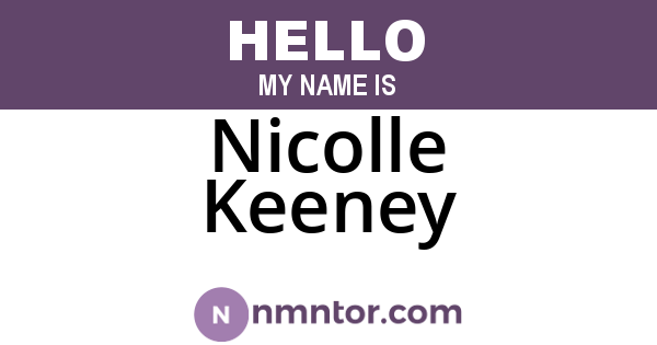 Nicolle Keeney