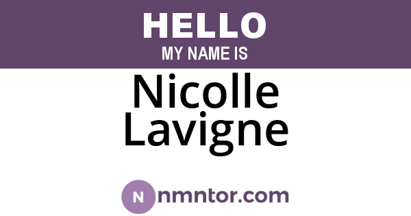Nicolle Lavigne