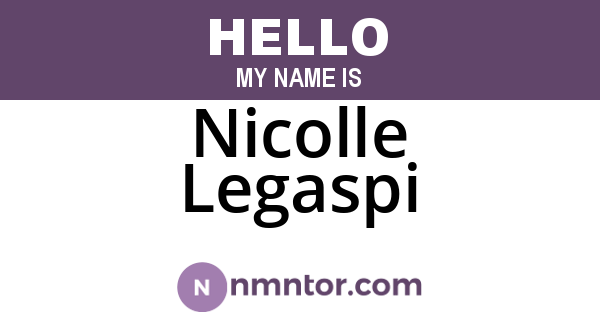 Nicolle Legaspi