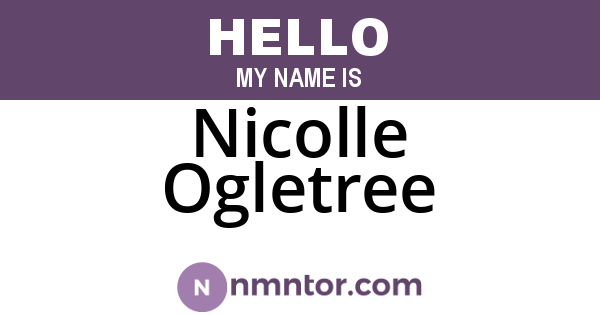 Nicolle Ogletree