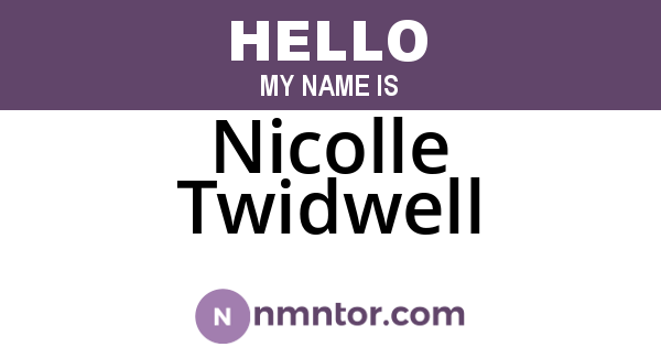 Nicolle Twidwell