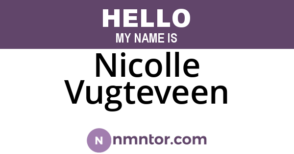 Nicolle Vugteveen
