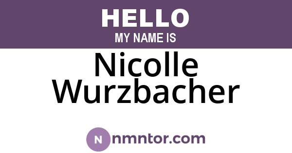 Nicolle Wurzbacher