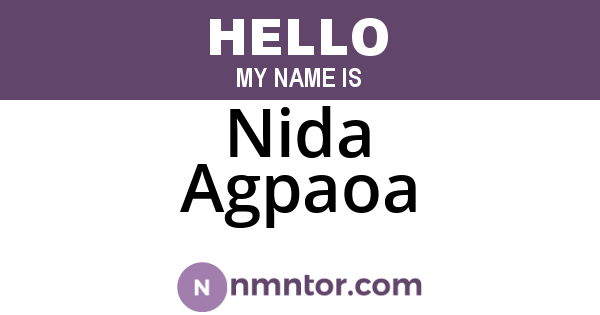 Nida Agpaoa
