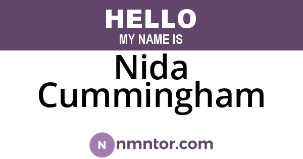 Nida Cummingham