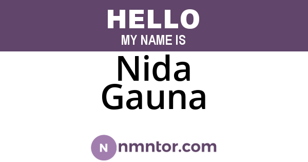 Nida Gauna