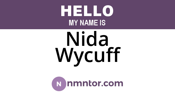 Nida Wycuff
