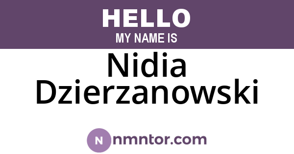 Nidia Dzierzanowski