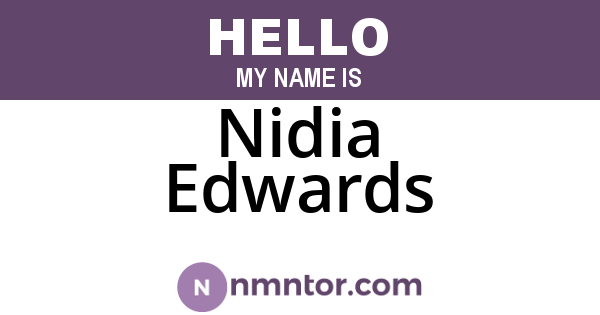 Nidia Edwards