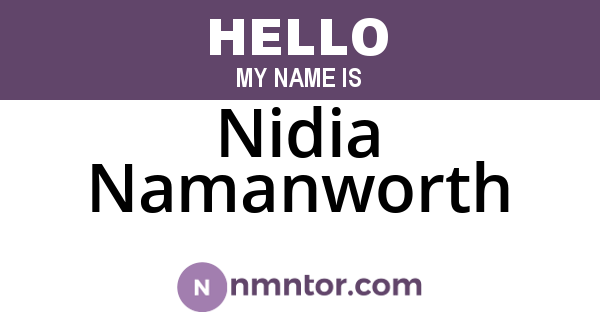 Nidia Namanworth