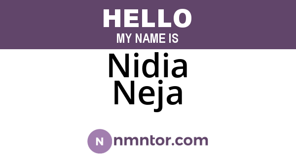 Nidia Neja