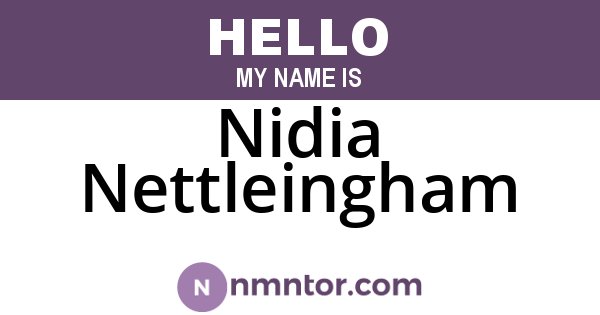 Nidia Nettleingham