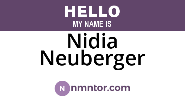 Nidia Neuberger