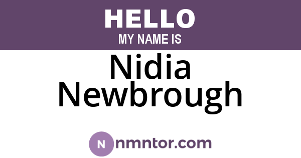 Nidia Newbrough