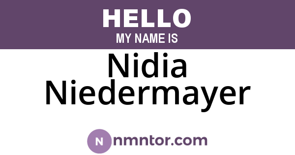 Nidia Niedermayer