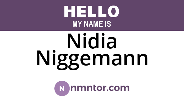 Nidia Niggemann