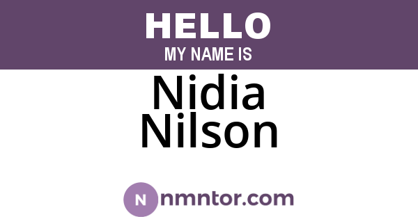 Nidia Nilson