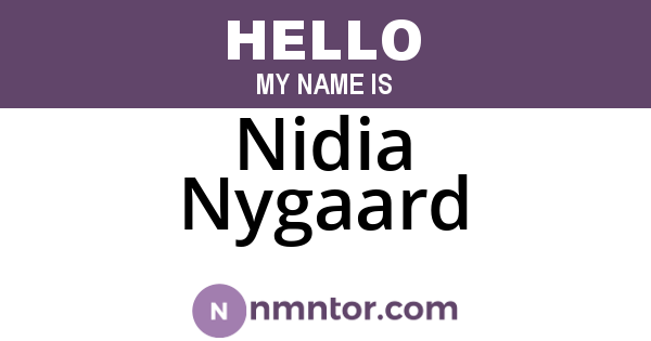 Nidia Nygaard