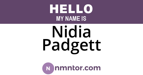 Nidia Padgett