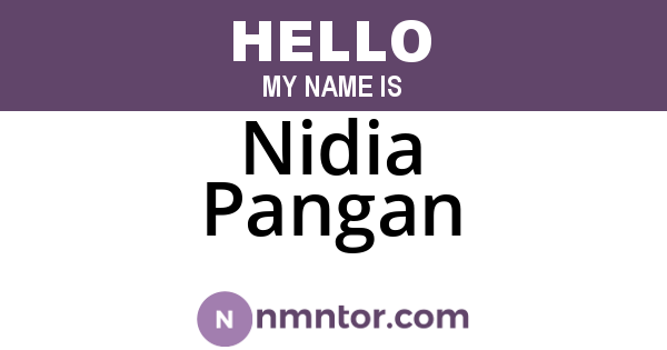 Nidia Pangan