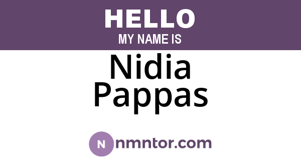 Nidia Pappas