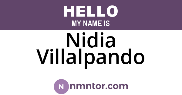 Nidia Villalpando