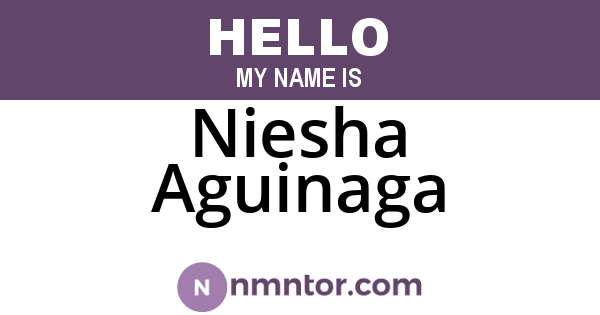 Niesha Aguinaga