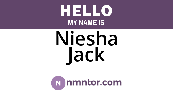 Niesha Jack